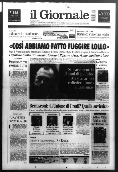 Il giornale : quotidiano del mattino